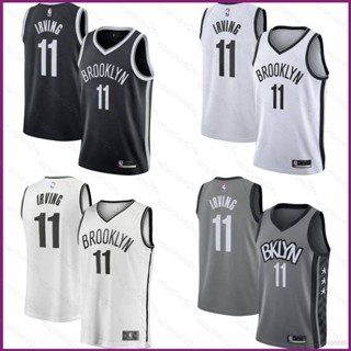 เสื้อกีฬาแขนกุด ลาย NBA Jersey Brooklyn Nets No.11 Irving Classic Jersey 2022 พลัสไซซ์ สําหรับผู้ชาย และผู้หญิง PN2