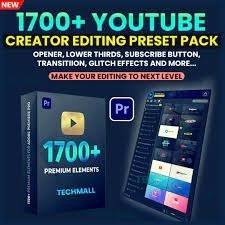 1700 YouTube Video Creator Editing Preset Pack For Premiere Pro