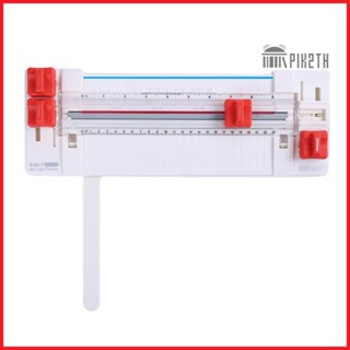 KW-trio 4in1 Paper Cutter with Auxiliary Rulers - Ideal for Straight, Wave, Dotted, and Crease Lines