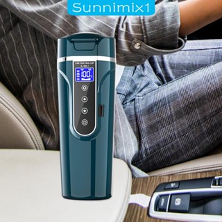 [Sunnimix1] กาต้มน้ําไฟฟ้า หน้าจอดิจิทัล 12V 24V ทนอุณหภูมิสูง ทนทาน สําหรับตั้งแคมป์ รถยนต์