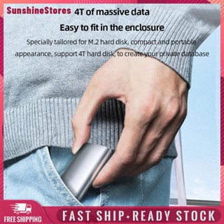 ❤Sunshinestores✪  เคสกุญแจรีโมทรถยนต์ M.2 SSD NVMe NGFF Type-C 3.1 M B B M สําหรับ 2230 2242 2260 2280 SSD