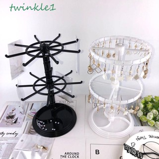 Twinkle1 ชั้นวางเครื่องประดับ สร้อยคอ สร้อยข้อมือ แหวน แบบสองชั้น ถอดออกได้ สไตล์เกาหลี สําหรับผู้หญิง