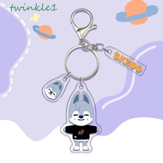 Twinkle1 Skzoo พวงกุญแจ จี้การ์ตูนน่ารัก เหมาะกับของขวัญคู่รัก เครื่องประดับ สําหรับตกแต่งรถยนต์ ห้อยโทรศัพท์มือถือ กระเป๋า