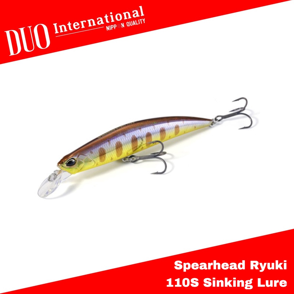 Duo Spearhead Ryuki 110S เหยื่อตกปลาจม 110mm 21grams