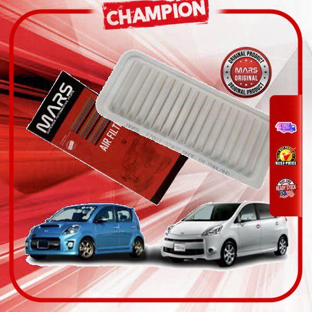 MARS PERFORMANCE - ไส้กรองอากาศเครื่องยนต์ TOYOTA PASSO K3 1.3 QNC10 / TOYOTA PASSO SETTE 3SZ M502 M