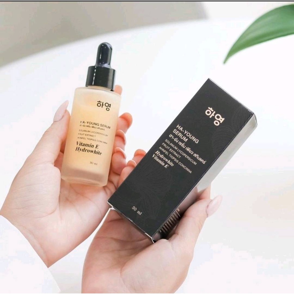 {ของแท้} "เซรั่มวิตามินสด"  ฮา-ยัง HA-YOUNG SERUM ฟื้นฟูผิว เร่งด่วน หน้าขาวใส ลดฝ้า กระ รอยสิว สูตร
