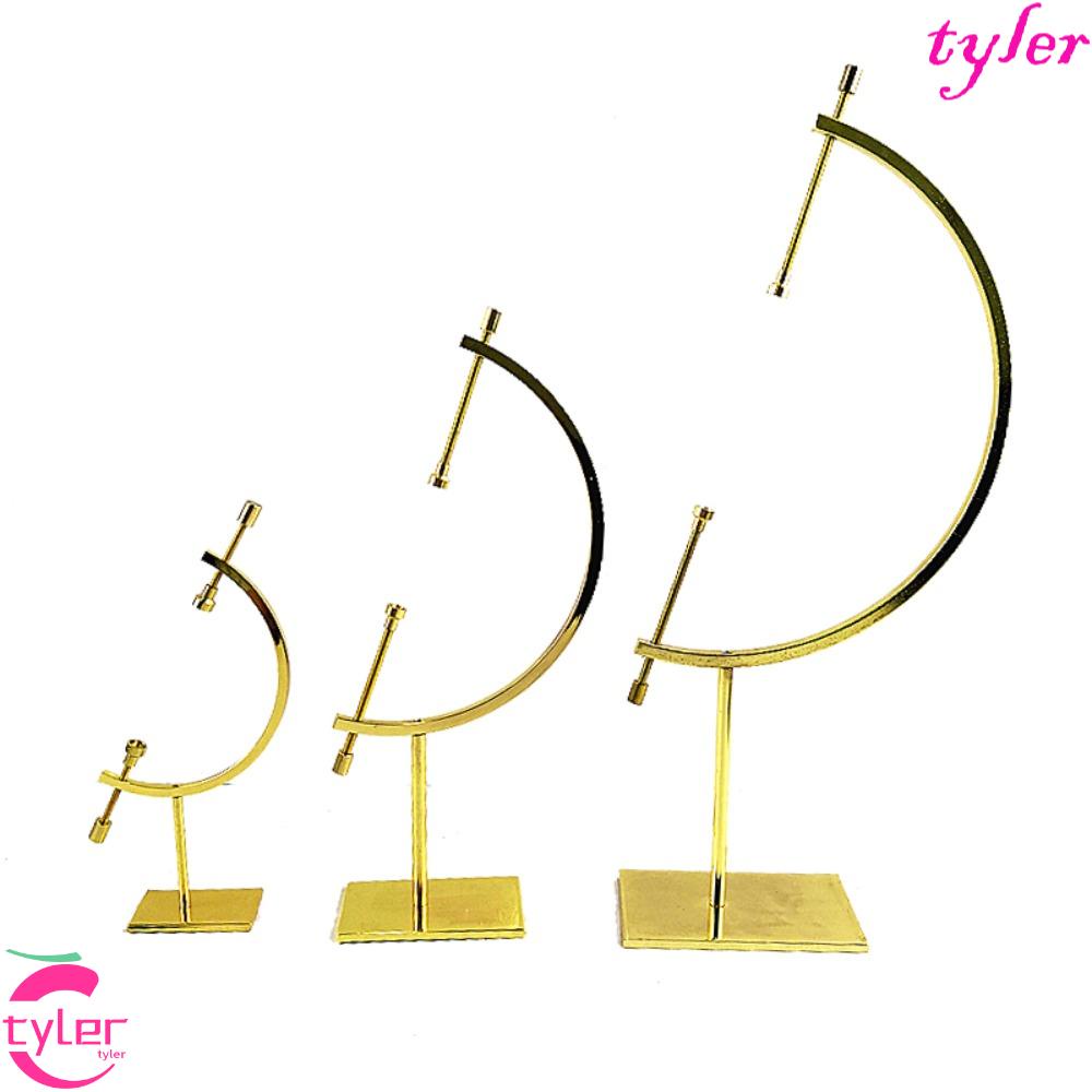 Tyler ฐานลูกบอลแก้วคริสตัล ทรงกลม สีทอง เครื่องประดับแฟชั่น