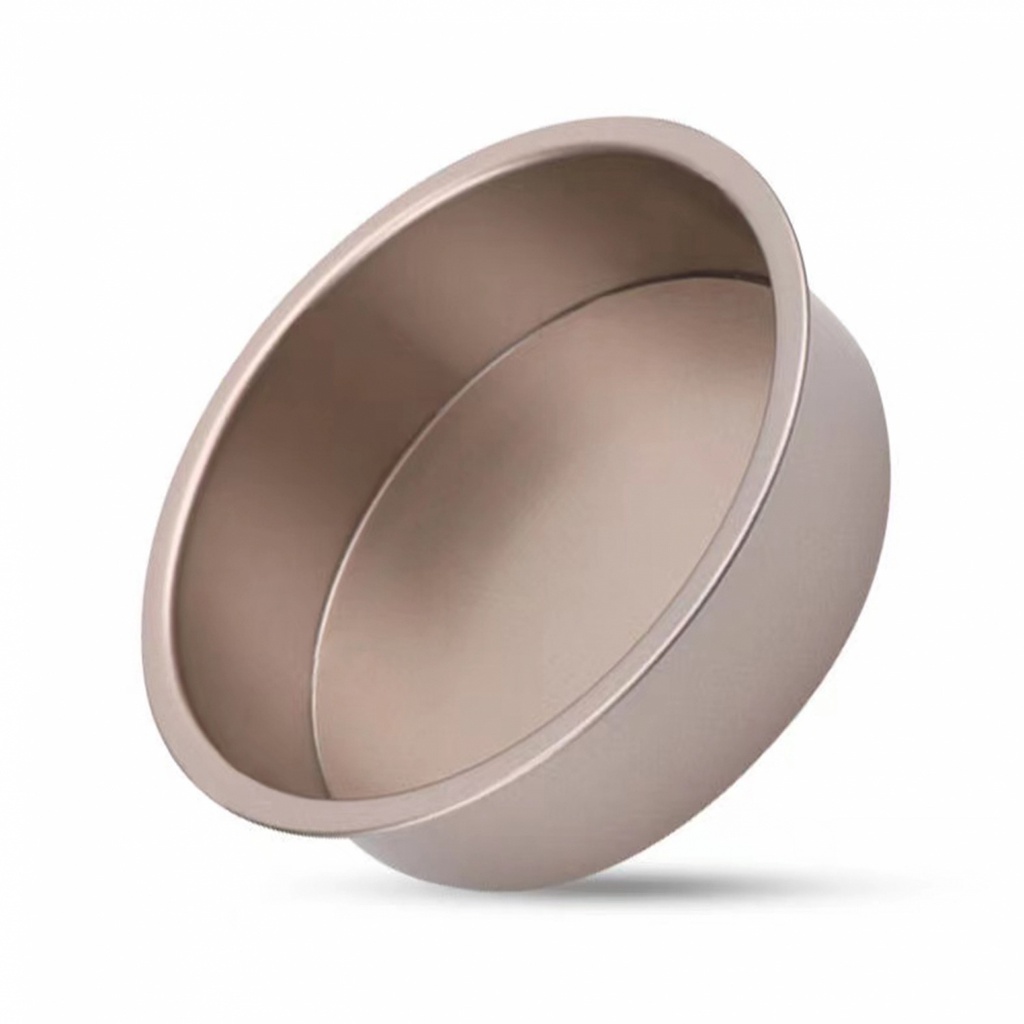 GlobalHouse NIBIRU ถาดอบขนมทรงกลม 21.70×21.70×6.30ซม. สีโรสโกลด์ BERLANG สินค้าของแท้คุณภาพดี