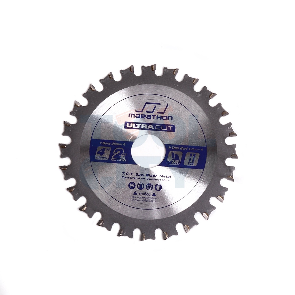 MARATHON (มาราธอน) ULTRA ใบเลื่อยตัดเหล็ก 4”X24T MAX5200RPM