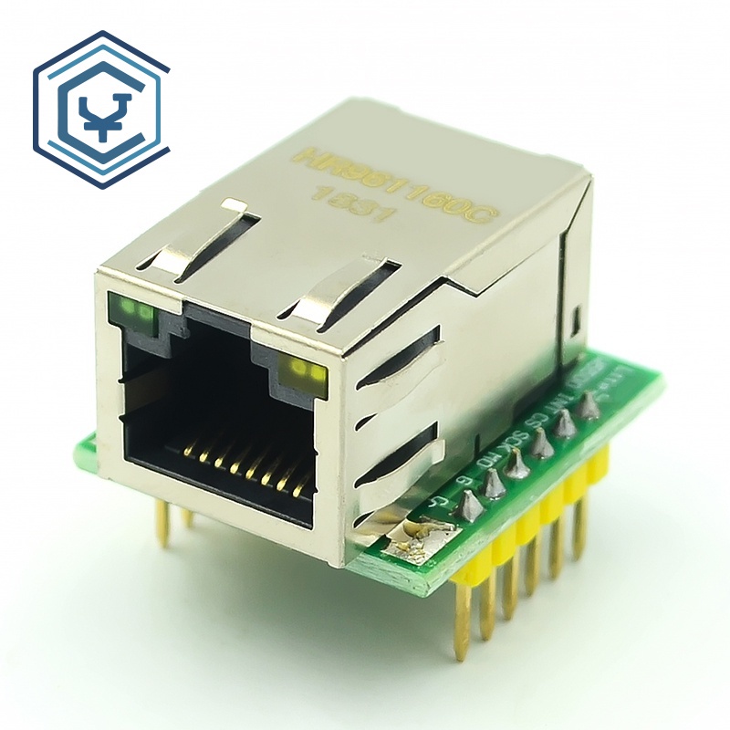 โมดูล TCP/IP W5500 โมดูล TCP/IP Ethernet โมดูลใช้งานร่วมกับ WIZ820io USR-ES1 W5500 ชิปใหม่ SPI ถึง L