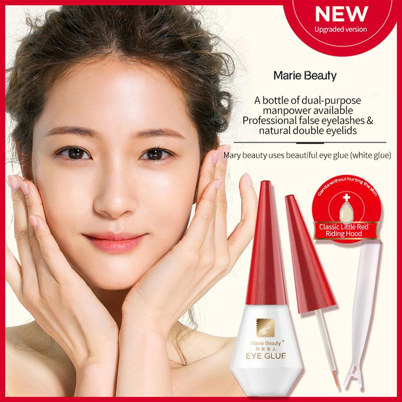 กาวติดขนตาปลอม อุปกรณ์เสริมเครื่องมือแต่งหน้ากันน้ําแบบใส กาวแห้งเร็วที่แข็งแรง