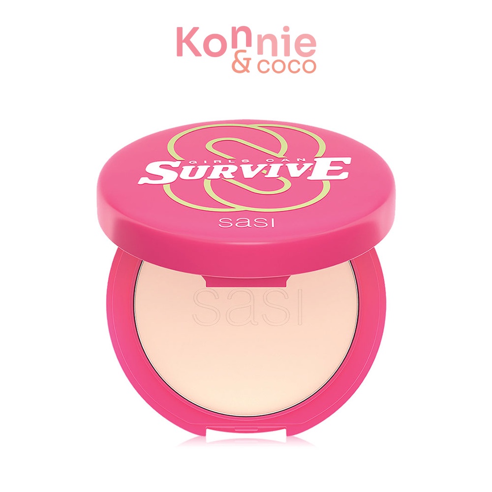 SASI Girls Can Survive Foundation Powder 8.5g ศศิ แป้งผสมรองพื้นแมทเนียน.
