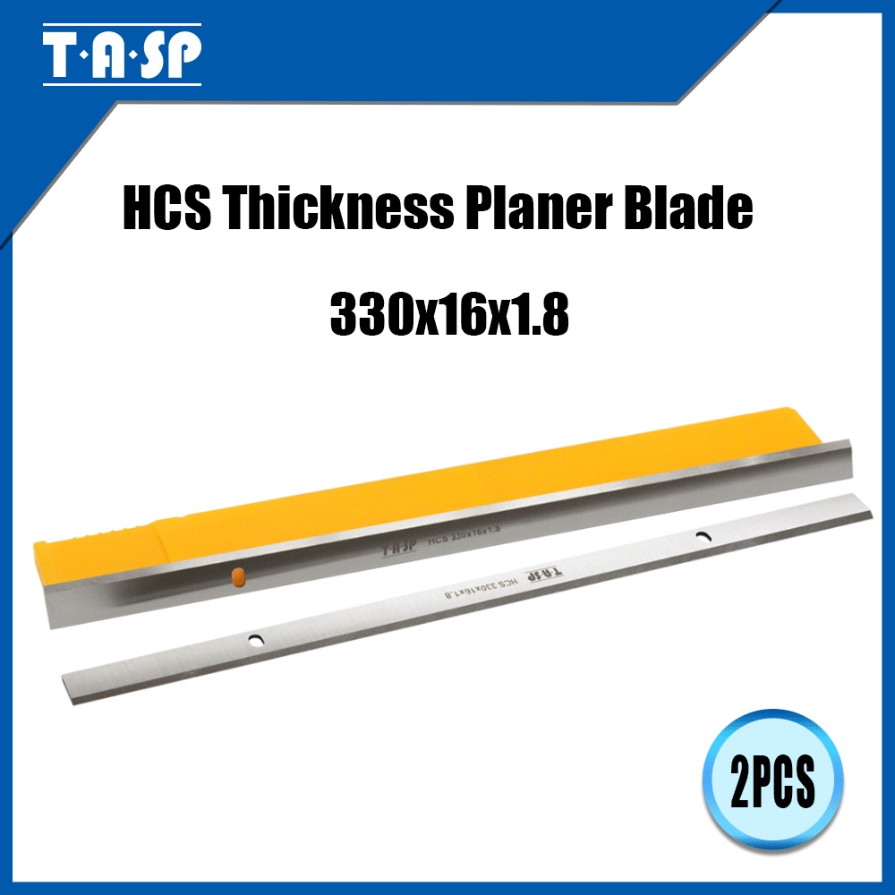 Tasp กบไสไม้ HCS หนา 330 มม. 330x16 x 1.8 มม. สําหรับกบไสไม้ หนา 13 นิ้ว