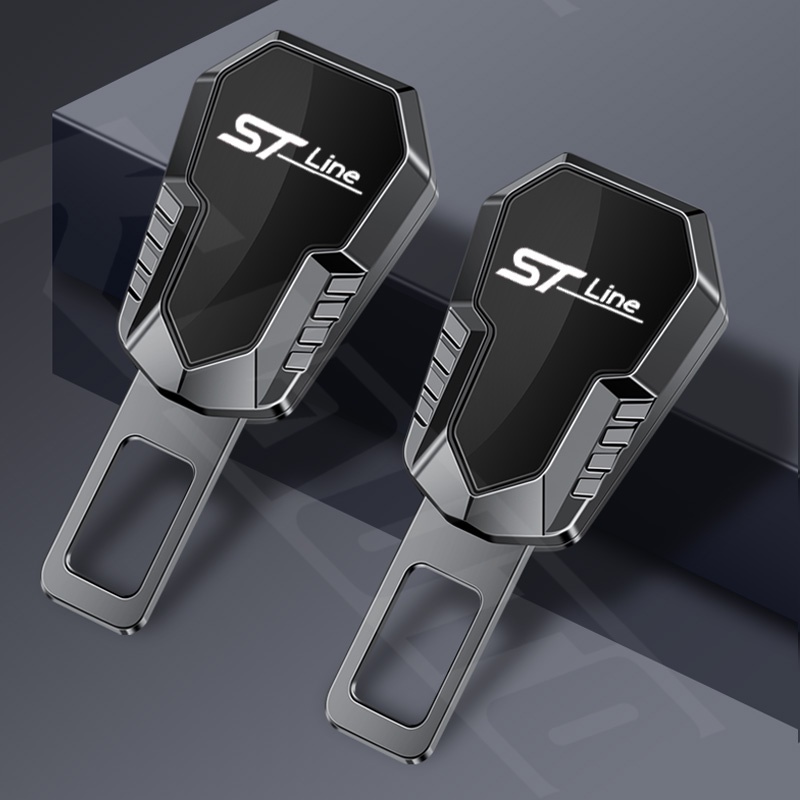 คลิปหัวเข็มขัดนิรภัย โลหะผสมสังกะสี สําหรับ Ford Mustang STline Racing ราคา ถูกที่สุด ดีลบีเคเค แกลเลอรีภาพที่ 5