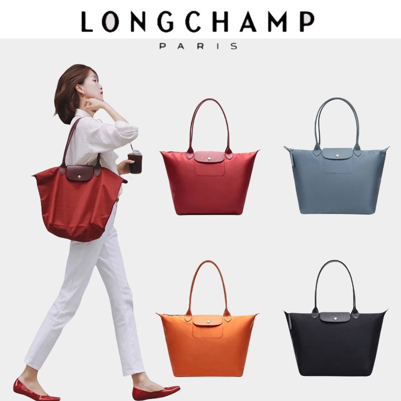 【Longchamp】【NEO -L*M】กระเป๋าถือ กระเป๋าสะพายไหล่ ขนาดใหญ่ จุของได้เยอะ เหมาะกับการพกพาชอปปิ้ง 1899