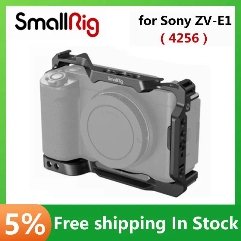 SmallRig กรงสําหรับ Sony ZV-E1 กล้องเต็มรูปแบบกรงป้องกันกรณี 1/4 "-20 สกรูสําหรับ Sony ZV-E1 กล้อง 4