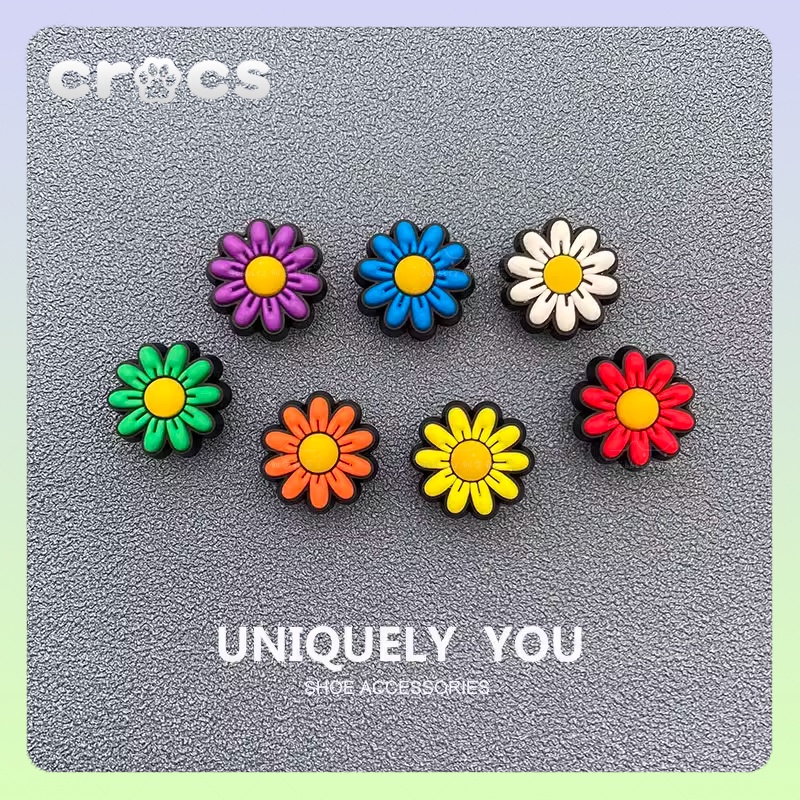 jibbitz crocs Colorful Daisy crocs jibbitz jibbitz set jibbitz crocs เกาหลี jibbitz crocs ของแทั