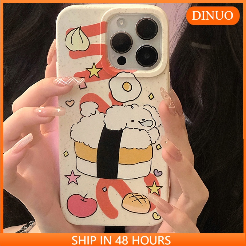 เคสโทรศัพท์ข้าวสาลีสุนัขเหมาะสําหรับ iphone16/15/14promax/13/12/11/XR/XS/X/XSMAX/6/7/8PLUS-DINUO