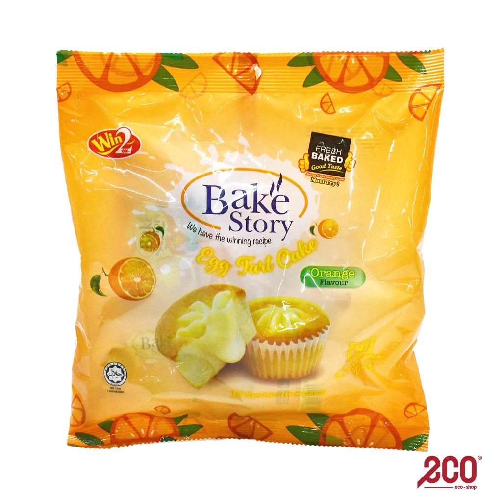 Win2 Bake Story เค้กทาร์ตไข่รสส้ม (4S X 25G) 🍣ใหม่