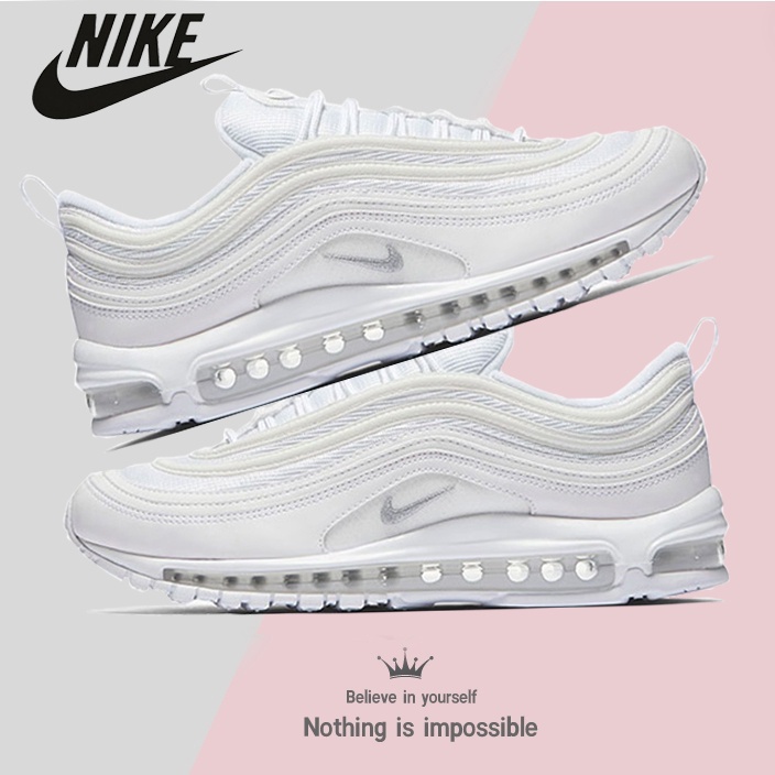 〖ของแท้พิเศษ〗Nike Air Max 97 รองเท้าวิ่ง รองเท้าผ้าใบกีฬา 921826-101
