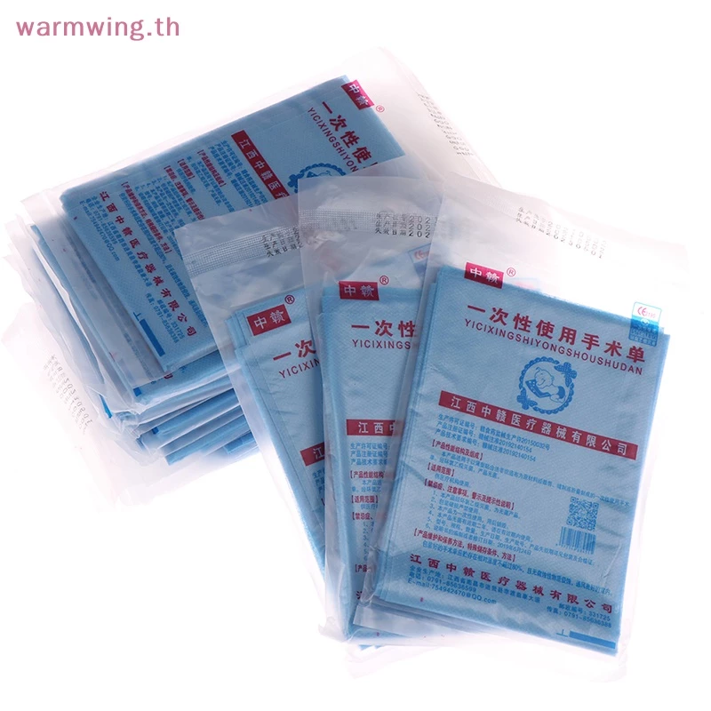 Warmwing แผ่นผ้าขนหนูผ่าตัดผ่าตัด แบบใช้แล้วทิ้ง 40 ชิ้น