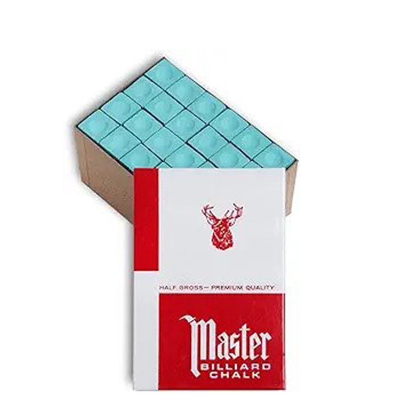 Master Chalk ชอล์กฝนหัวคิวมาสเตอร์ สีเขียว กล่อง 72 ก้อน 1/2 Gross Master Chalk Green 72pcs