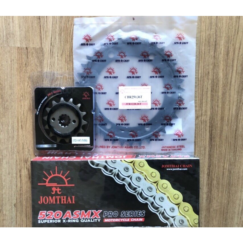 โซ่สเตอร์จอมไทย CBR250R/CBR300R/CB300F