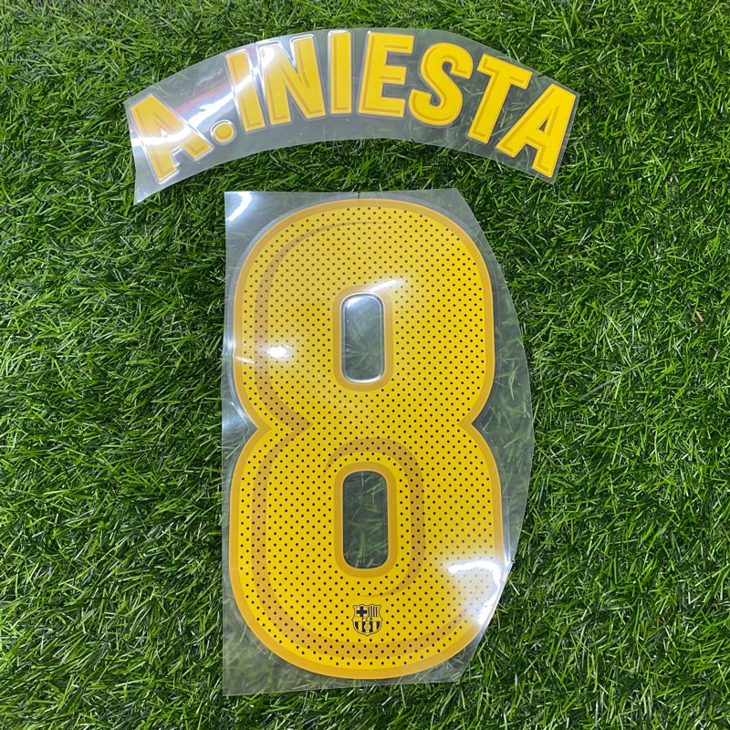 Nameset home iniesta 8 17/18 ชื่อ set nns