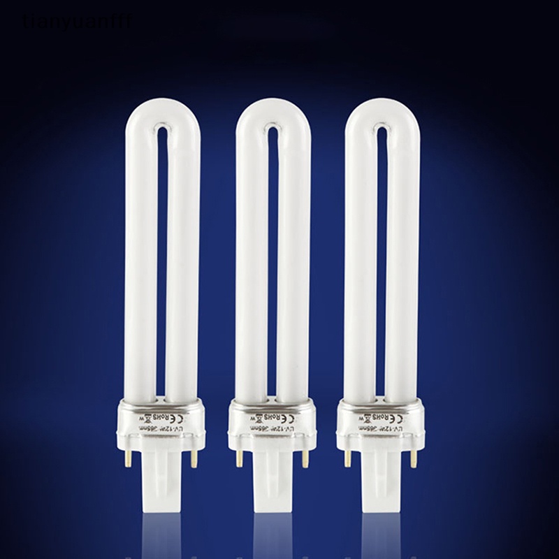 Tianyuanfff หลอดไฟ UV 9W 12W รูปตัว U สําหรับเครื่องเป่าเล็บเจล LED