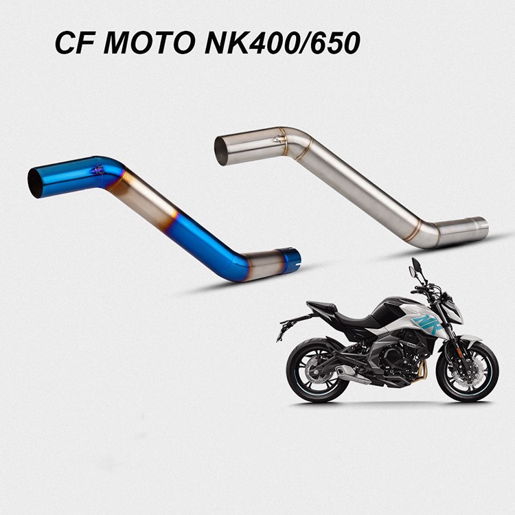 Cf Moto NK400 NK650 ท่อไอเสียสแตนเลส
