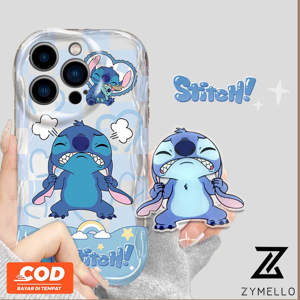 Oppo Reno12 F 5G Reno 12 5G Reno 11 5G Reno 11 Pro Reno 10 5G Reno 10 Pro 5G Reno 8T Reno 8Z Reno 7Z Reno 8 Reno 5 Reno 7 4G Reno 6 น่ารักการ์ตูน Stitch กันกระแทก TPU โทรศัพท์