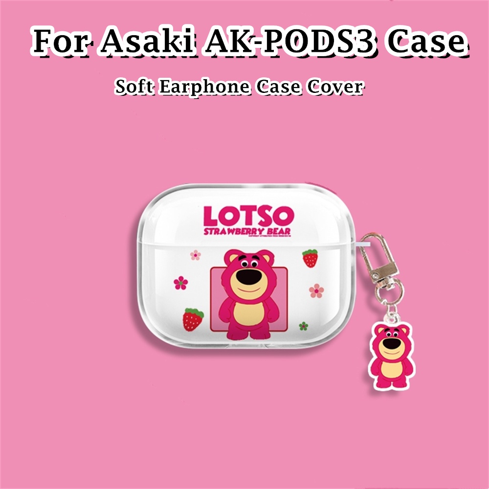 【จ่ายตรง】เคสซิลิโคนนิ่ม ลายการ์ตูน สําหรับ Asaki AK-PODS3