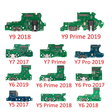 ชาร์จพอร์ต Charger Dock สําหรับ HuaWei Y9 Y7 Y6 Pro Y5 Prime GR5 2017 2018 2019 ไมโครโฟนไมโครโฟน Flex Cable