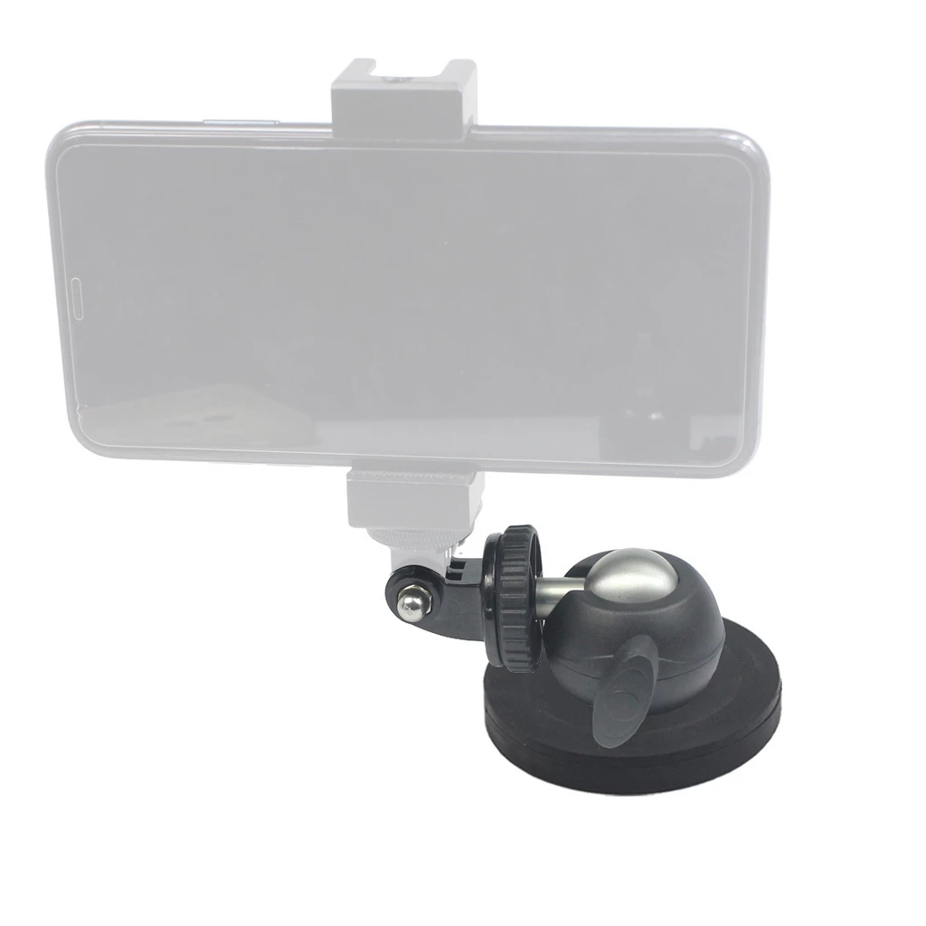 NovelGal แม่เหล็กรถดูดถ้วยฐาน Dia 66 มม./43 มม.1/4 "ขาตั้งกล้องอะแดปเตอร์ Ballhead สําหรับ GoPro กล้อง Osmo กระเป๋า Gimbal Mobilephone thumbnail 8