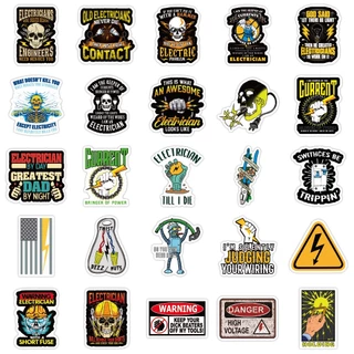 ❉ สติ๊กเกอร์ช่างไฟฟ้าซีรีส์ 01 ❉ 50 ชิ้น/เซ็ต DIY แฟชั่นสติ๊กเกอร์ Doodle กันน้ํา