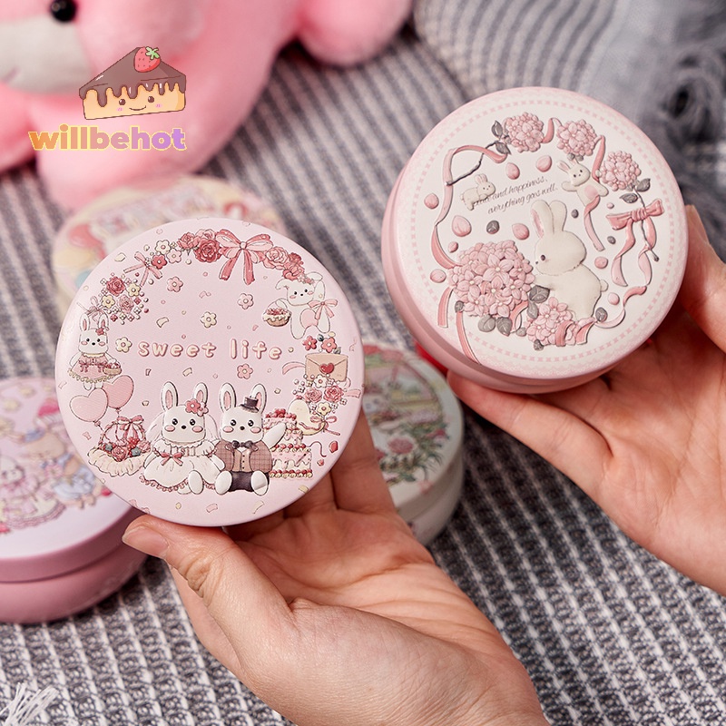 [WillbehotT] ใหม่ ของแท้ กล่องขนม ทรงกลม ขนาดเล็ก สามมิติ 100 วัน สําหรับงานแต่งงาน [ใหม่]