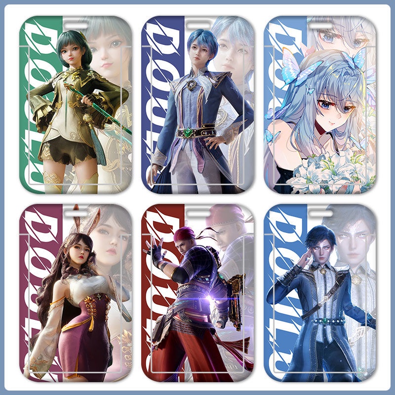 กระเป๋าใส่บัตรประชาชน ลาย Douluo Mainland 2 Peerless Tangmen Wang Dongxiao Xiaobebei Huo Yuhao Jiangnan