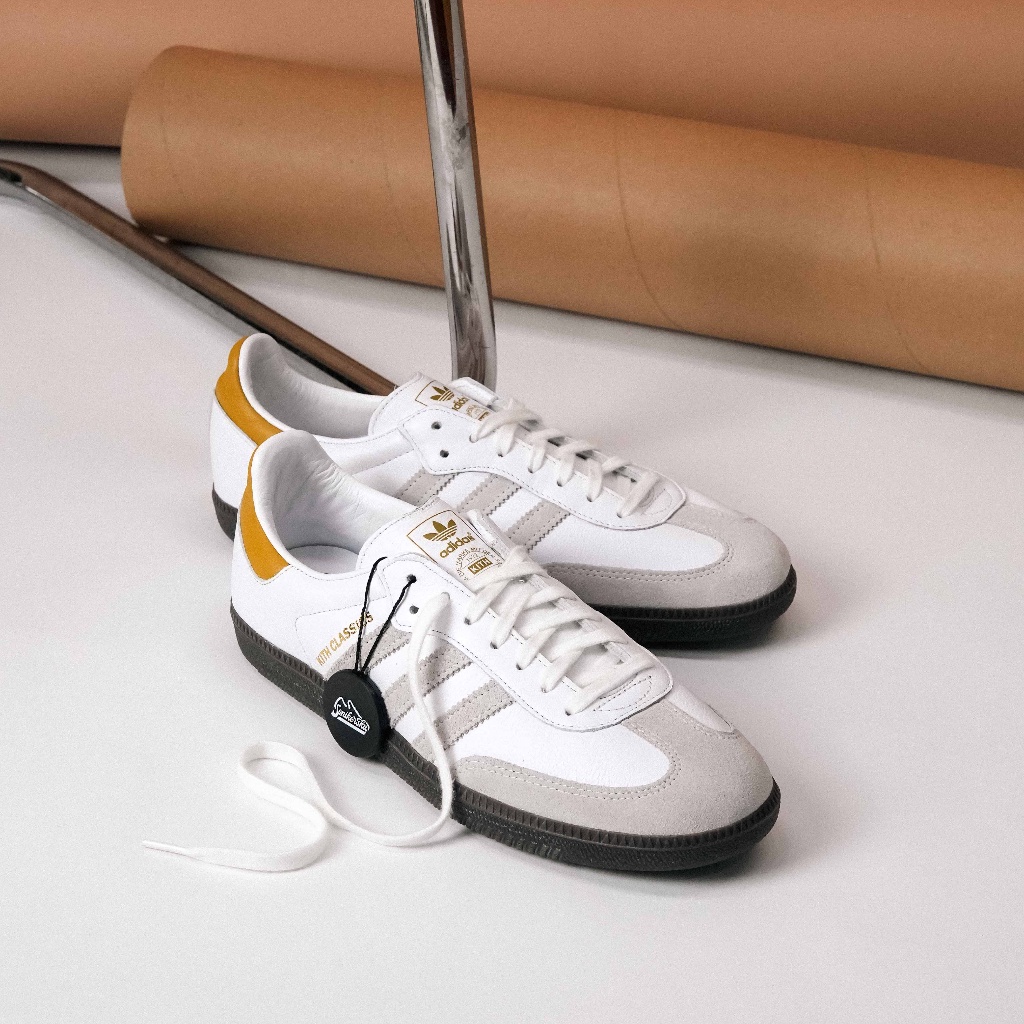 Adidas Samba OG KITH Classic White Mango รองเท้า true