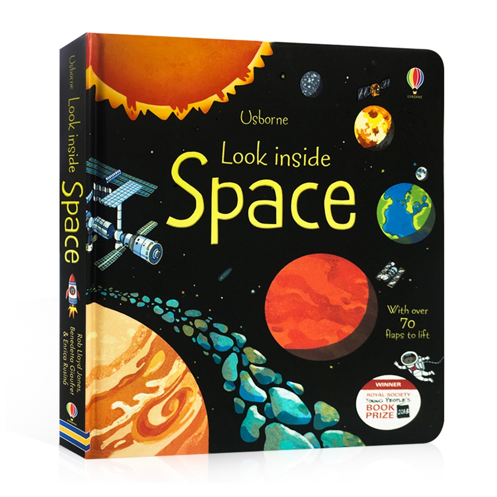 Usborne Look Inside Space Children Educational Book