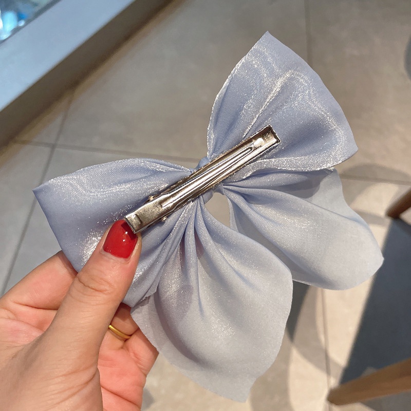 ในไทย-พร้อมส่ง✨กิ๊บหนีบผม ประดับโบว์ มุก ใหญ่ น่ารักหวาน สไตล์เกาหลี นักเรียนสำหรับผู้หญิง สําหรับมัดผมหางม้า รูปปากเป็ด ราคา ถูกที่สุด ดีลบีเคเค แกลเลอรีภาพที่ 5