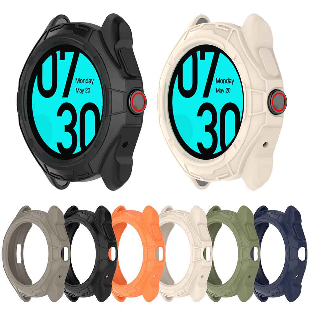 เคสป้องกัน TPU สําหรับ Ticwatch Pro 5 Smart Watch ซิลิโคนนิ่ม กันชน Ticwatch Pro5 อุปกรณ์เสริม