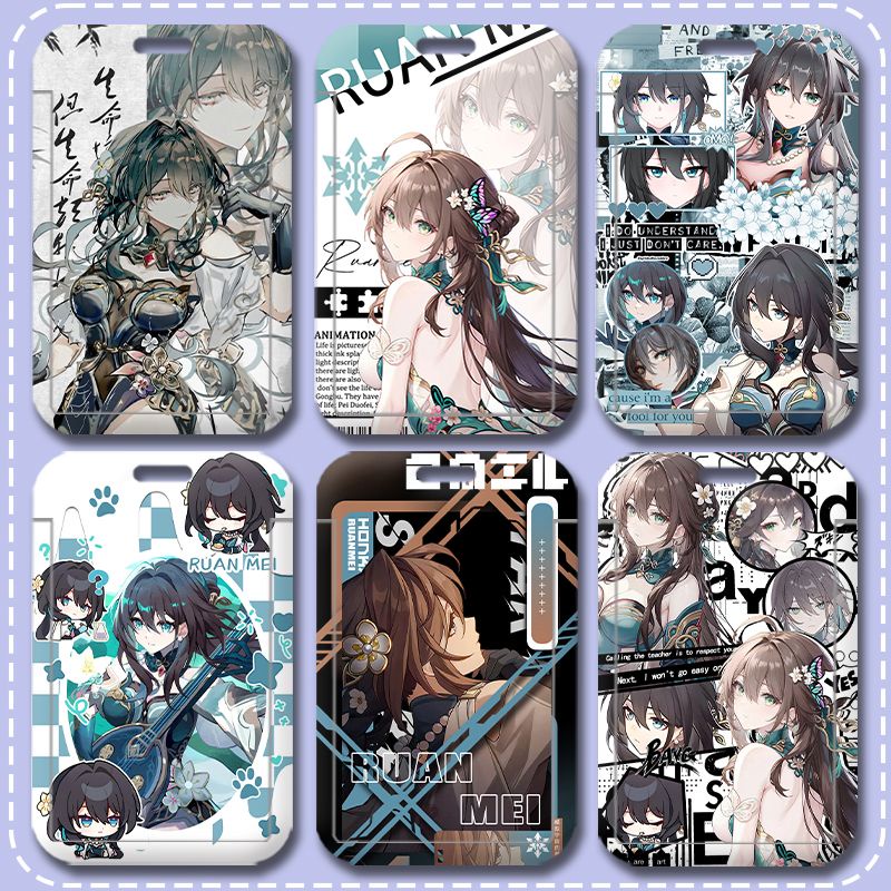 Honkai:starrail Ruan Mei Ins Version ซองใส่บัตรประจําตัวนักเรียน บัตรประจําตัวประชาชน ABS