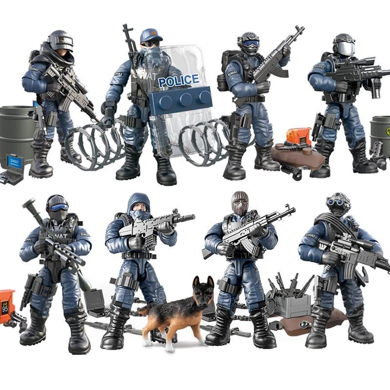 ชุดตัวต่อทหารสงครามโลกครั้งที่ 2 หน่วย SWAT thumbnail 8