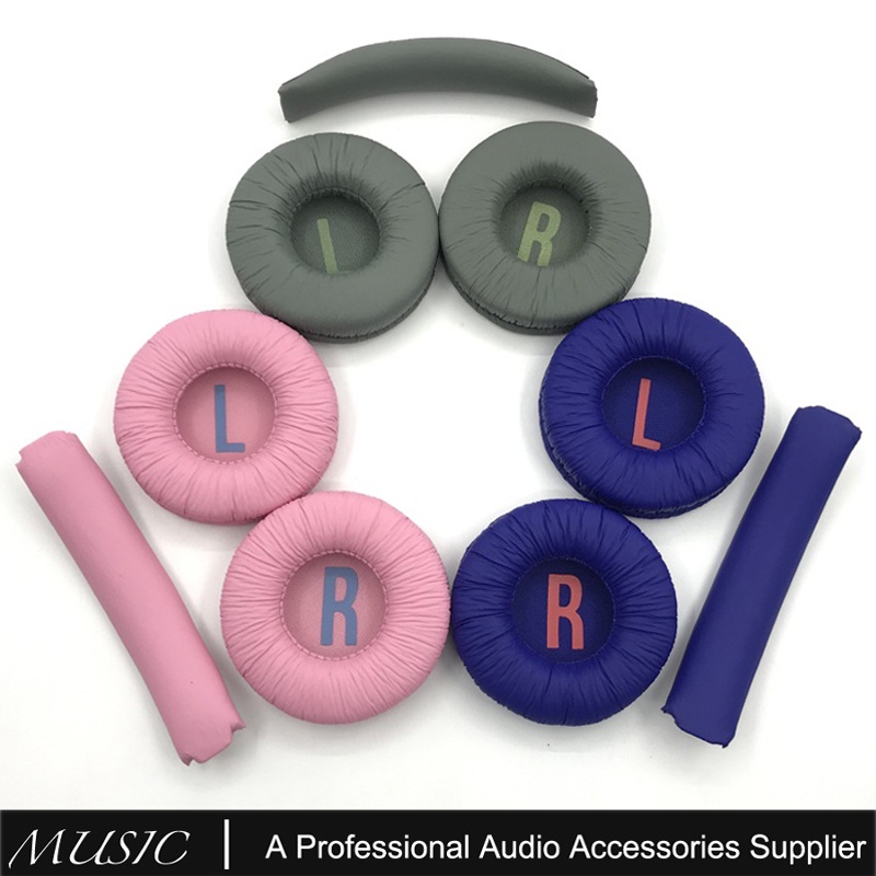 แผ่นรองหูฟัง และไฟหน้า แบบเปลี่ยน สําหรับเด็ก JBL JR300 JR300BT JR310