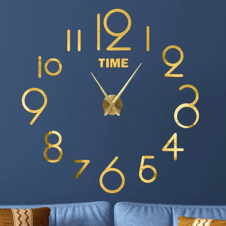Large 3D Wall Clock Luminous Classic Wall Clocks DIY Digital Clock Wall Watches Stickers Silent Cloc