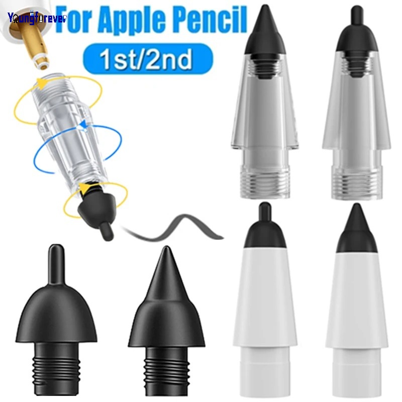 ใหม่ ปลายปากกาสไตลัส ถอดออกได้ แบบเปลี่ยน สําหรับ Apple Pencil 1st 2nd