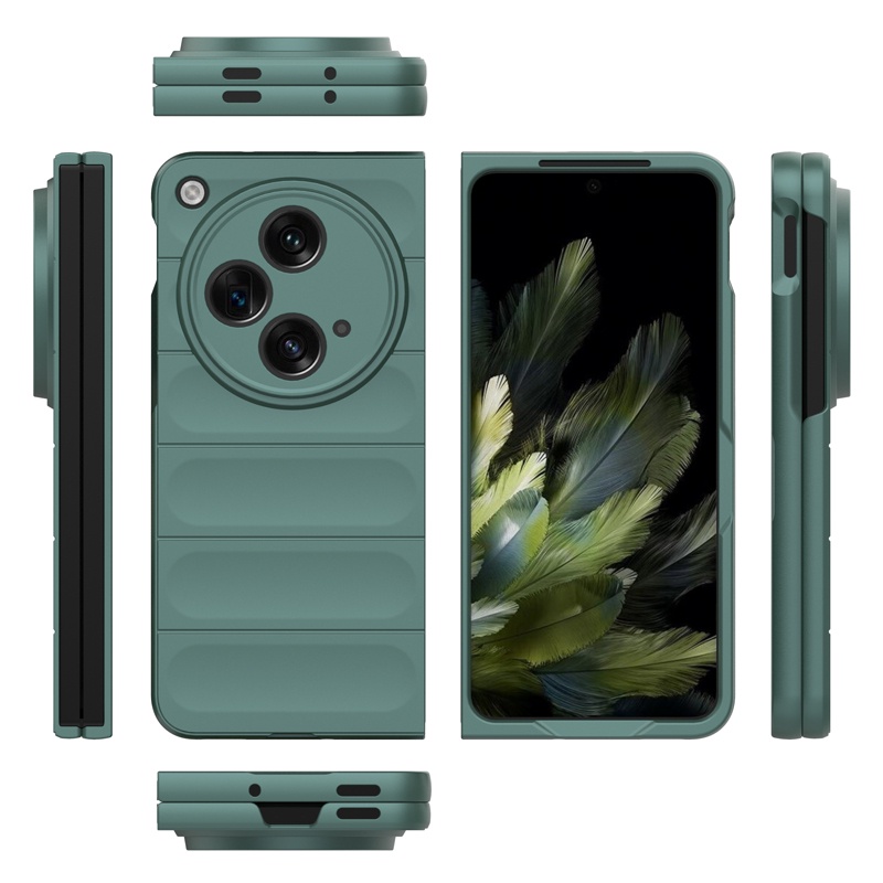 สําหรับ OPPO Find N3, OnePlus เคสเปิด ELVEV กันกระแทก โล่แข็ง PC ป้องกันเต็มรูปแบบ พับได้ บางเฉียบ