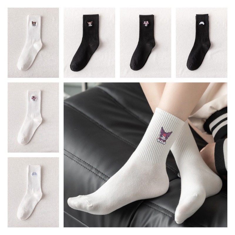 น่ารัก อะนิเมะถุงเท้าหลอดใหม่ คุโรมิ ฤดูใบไม้ผลิและฤดูใบไม้ร่วงการ์ตูนน่ารักผ้าฝ้ายถุงน่องกีฬา - รูปที่ 5