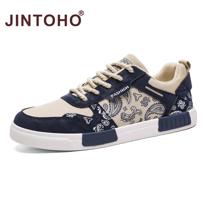 Jintoho รองเท้าผ้าใบลําลอง หนังนิ่ม ระบายอากาศ ใส่สบาย ขนาดใหญ่ 47 แฟชั่นสําหรับผู้ชาย เหมาะกับการวิ่ง เล่นกีฬา