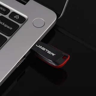 Jaster แฟลชไดรฟ์ USB 2.0 128GB ความเร็วสูง 64GB 32GB 16GB 8GB 4GB ขนาดเล็ก พกพาง่าย ความจุจริง ของขวัญธุรกิจ